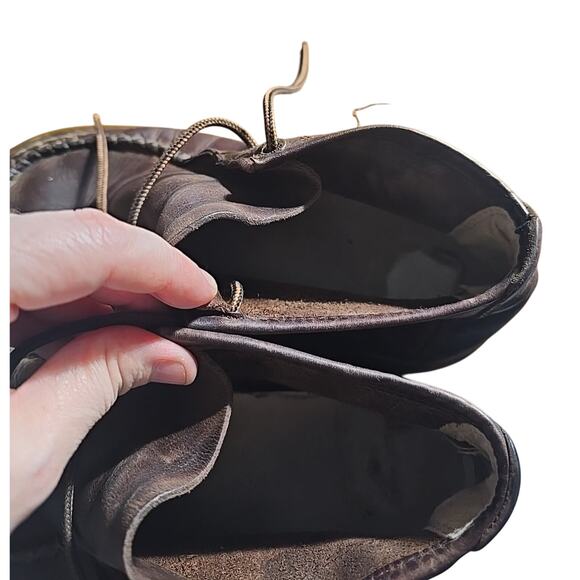 Dr. Martens Brown Leather Lace Up Moc‎ Toe Ankle Chukka Boots Men\'s Size 6 main image 5
